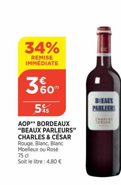 aop bordeaux "beaux parleurs" charles & césar