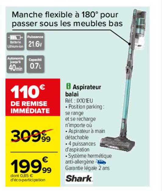 Aspirateur Balai Shark