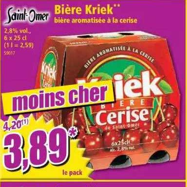 bière kriek saint-omer