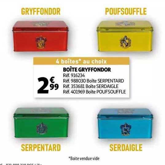 boîte gryffondor