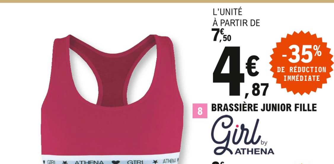 brassière junior fille girl by athena