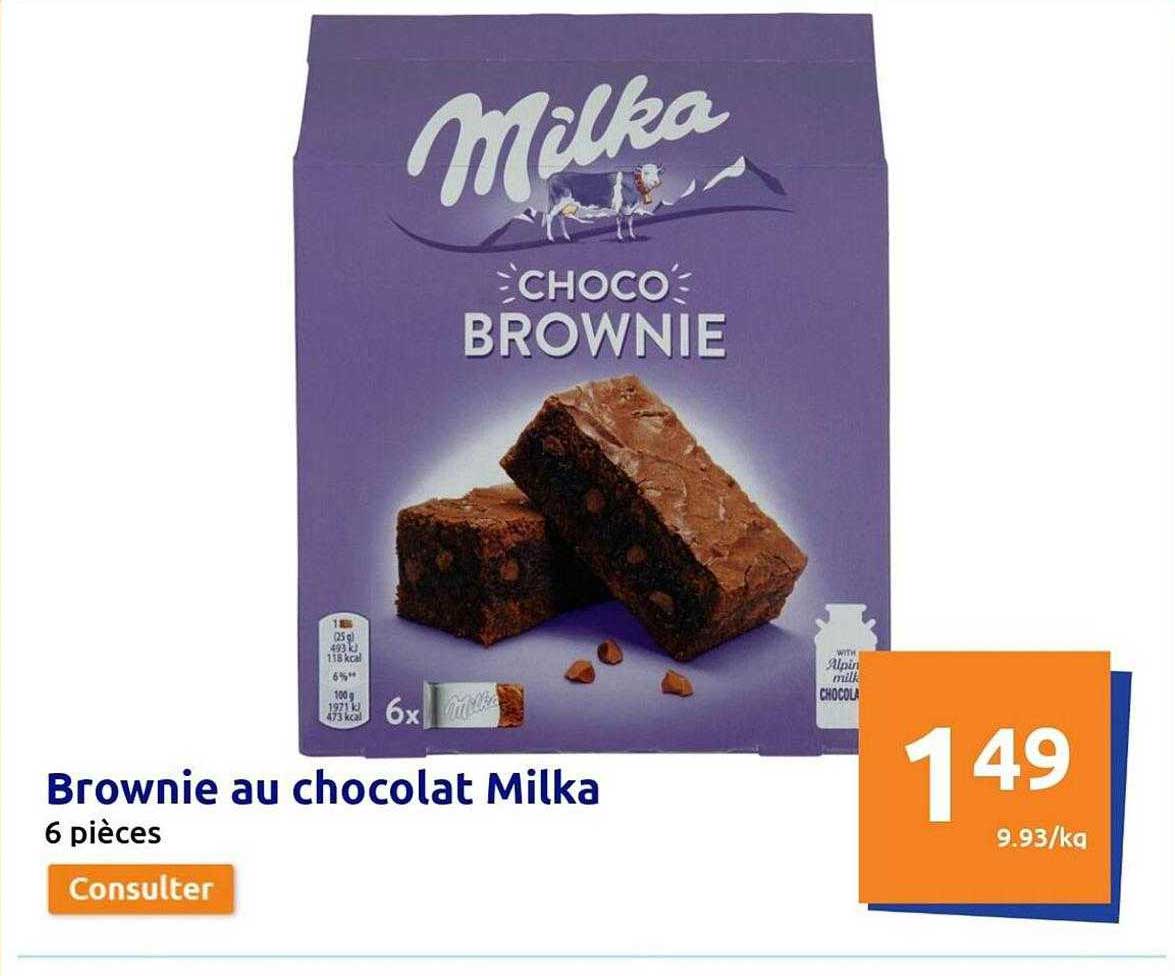Brownie Au Chocolat Milka