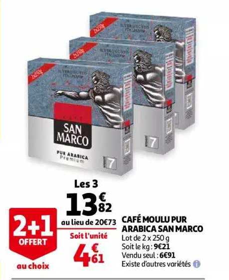 Café Moulu Pur Arabica San Marco