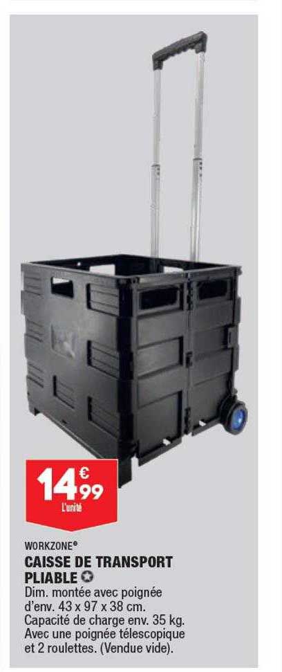 Caisse De Transport Pliable Workzone