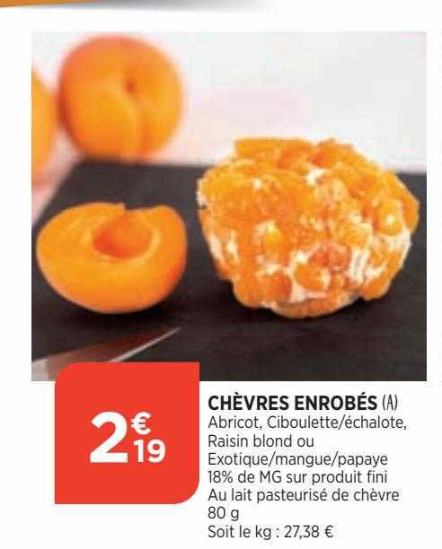chèvre enrobés