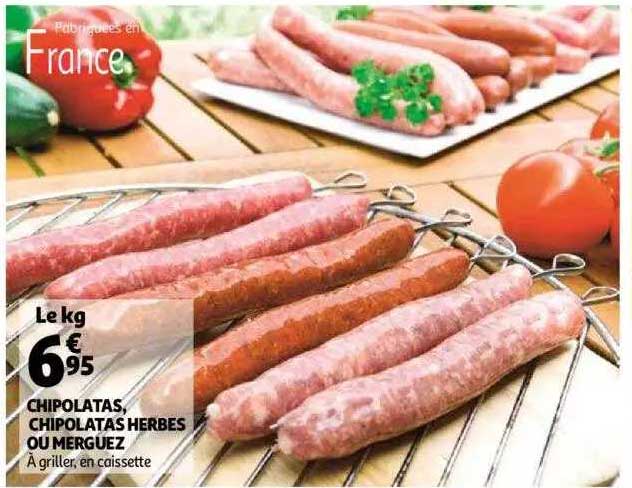 Chipolatas, Chipolata Herbes Ou Merguez