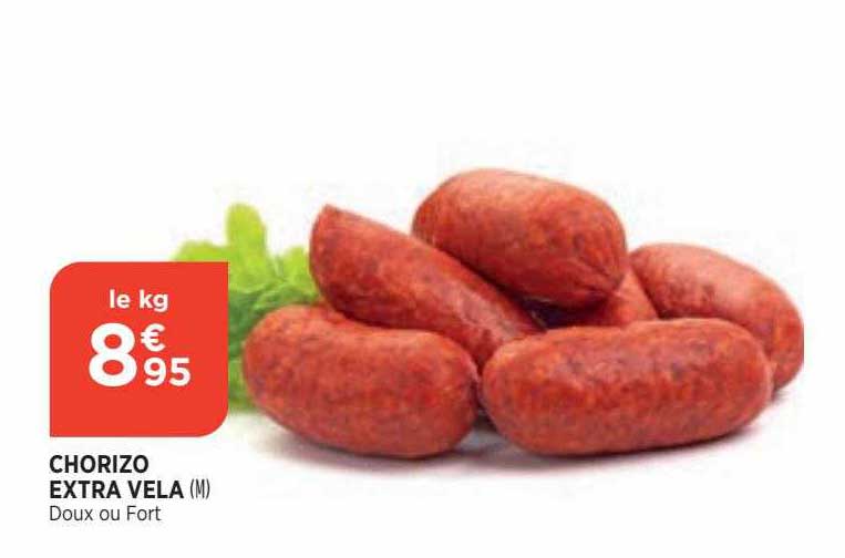 chorizo extra vela