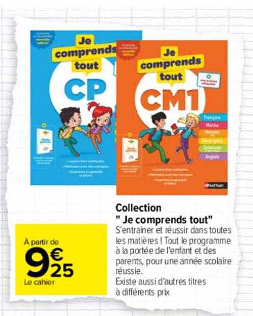 collection "je comprends tout"