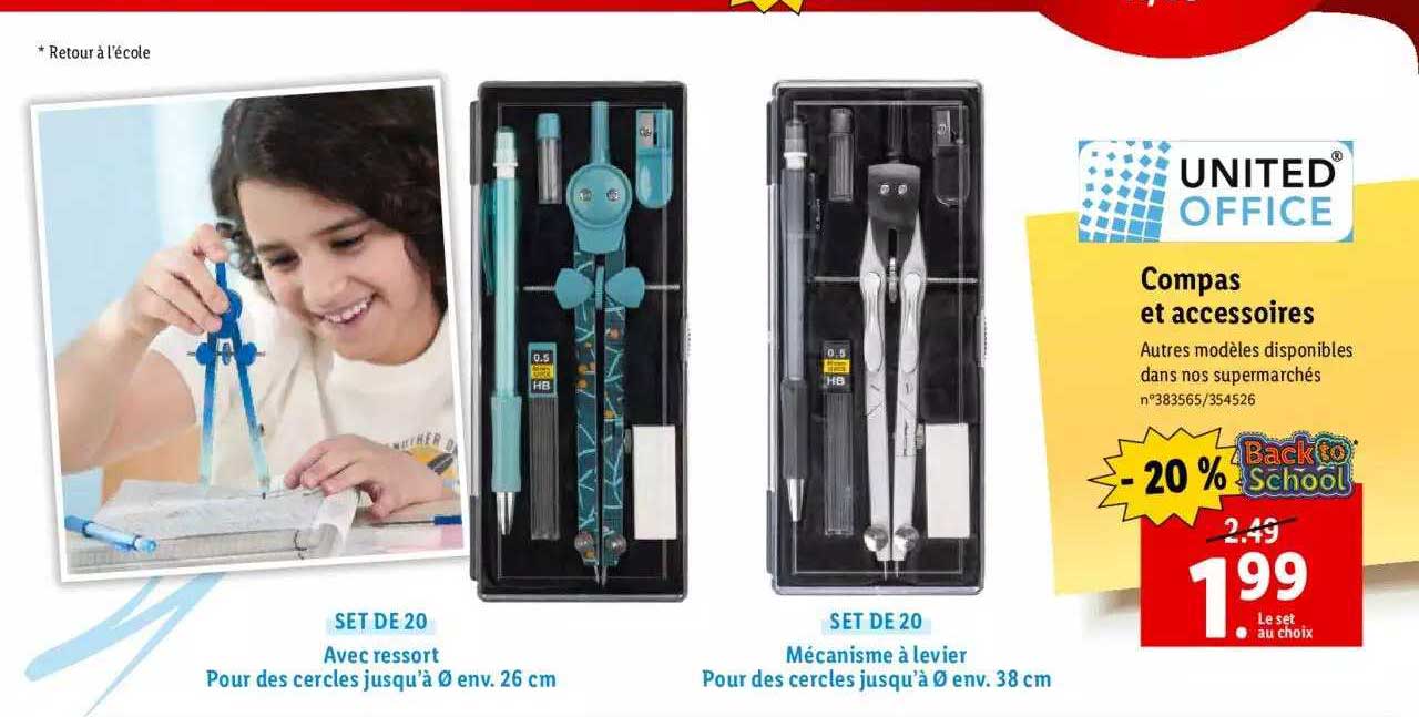 compas et accessoires united office