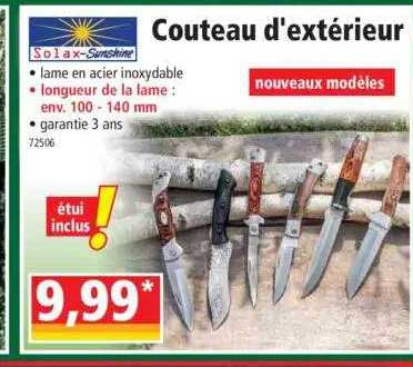 couteau d'extérieur