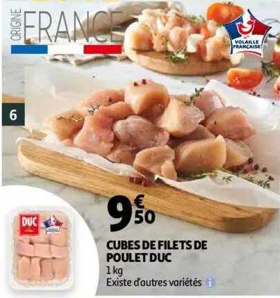 Cubes De Filets De Poulet Duc
