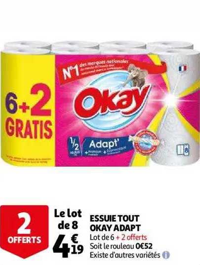 essuie tout okay adapt