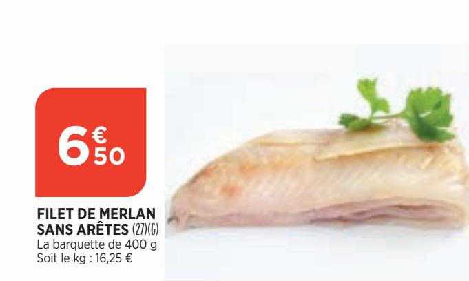 filet de merlan sans arêtes