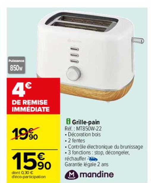 grille-pain mandine