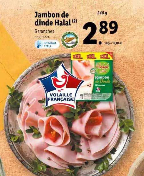 Jambon De Dinde Halal