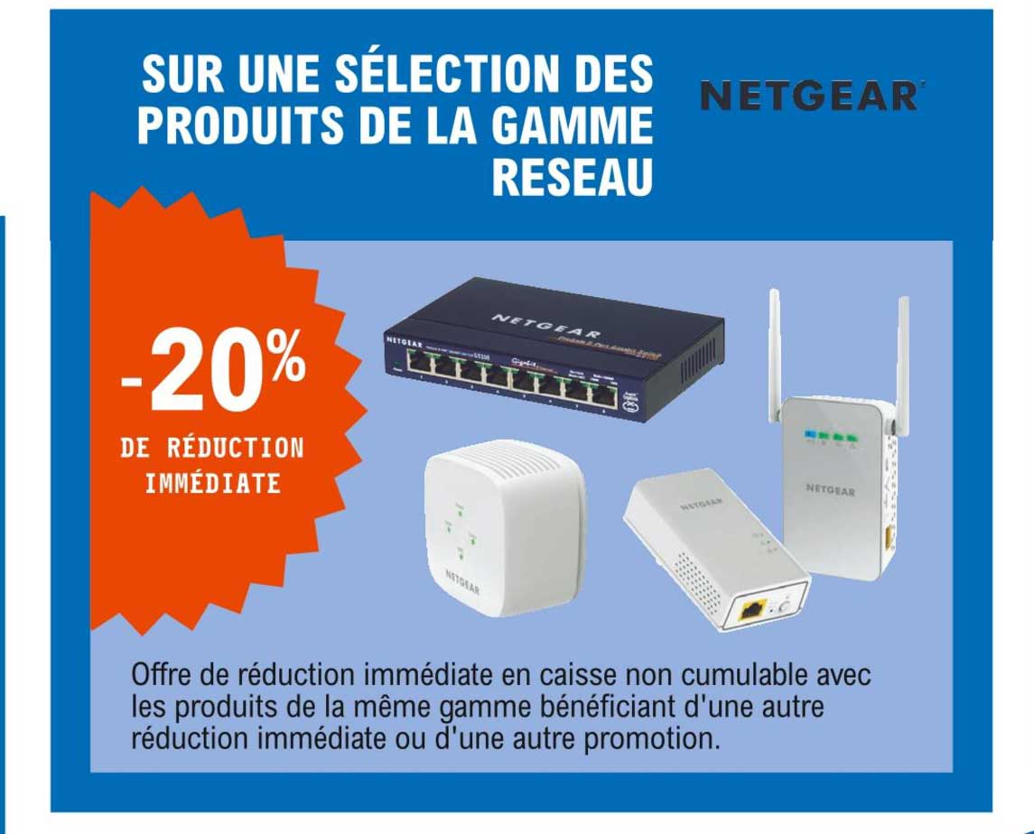 la gamme reseau netgear
