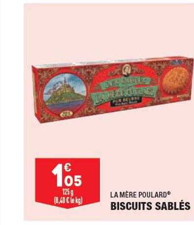 la mère poulard biscuits sablés