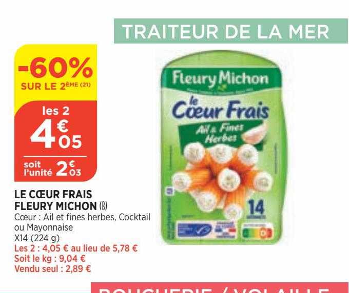 le coeur frais fleury michon