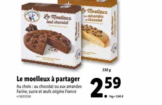 le moelleux à partager