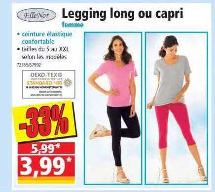 Legging Long Ou Capri ElleNor