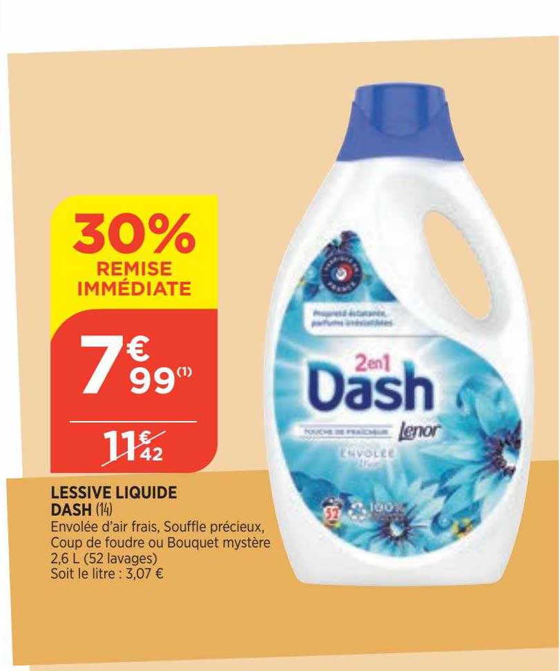 Lessive Liquide Dash