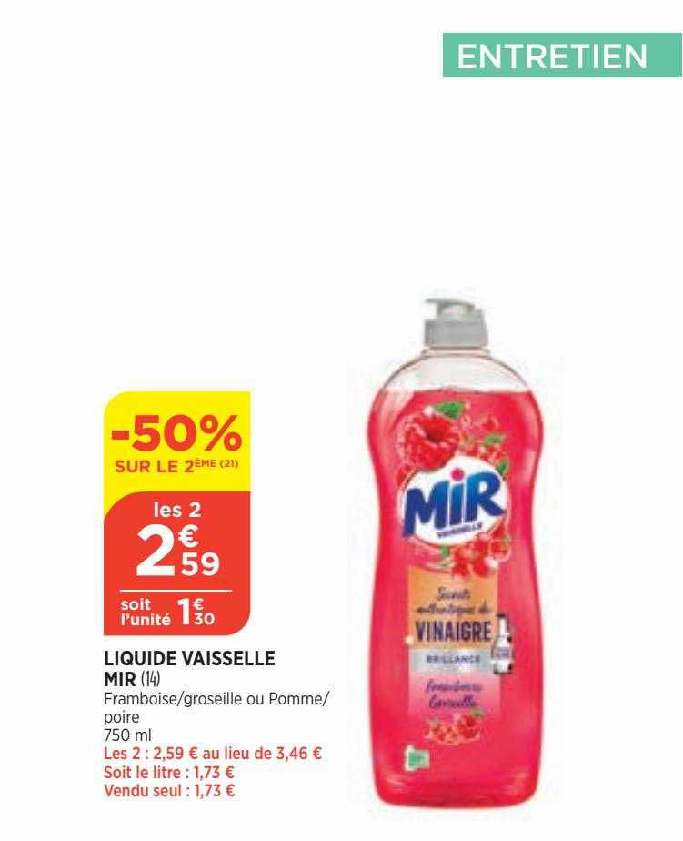 Liquide Vaisselle Mir