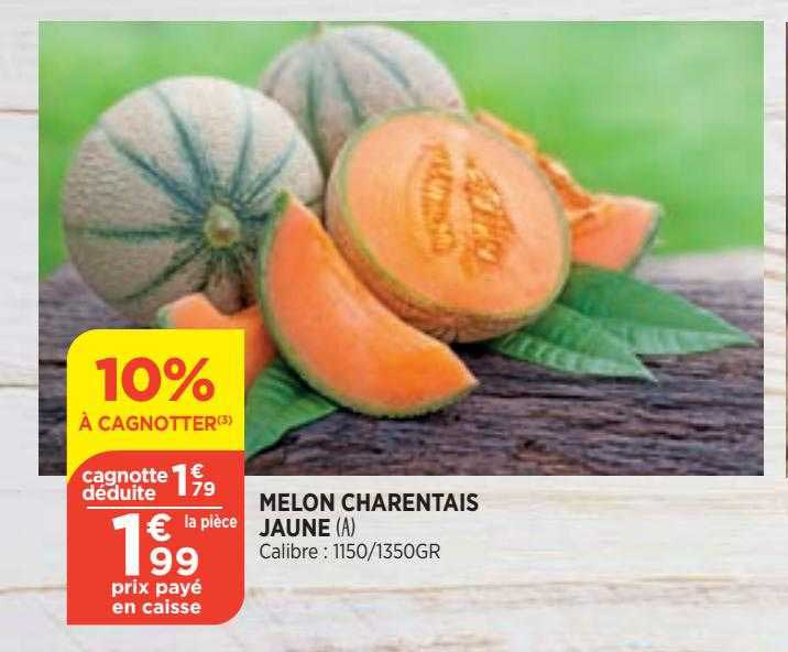 Melon Charentais Jaune