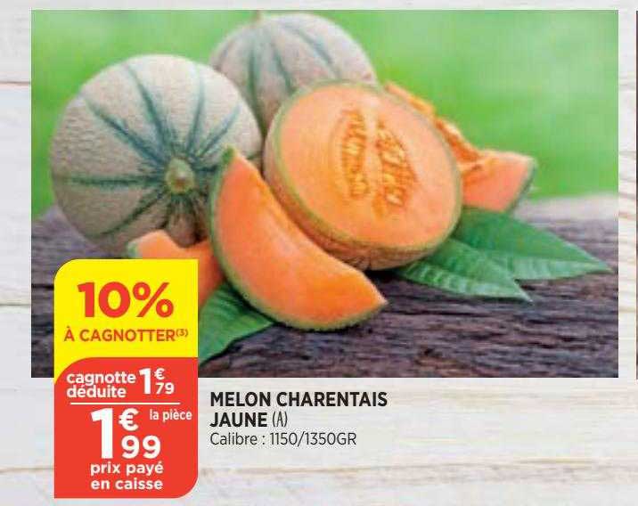 Melon Charentais Jaune