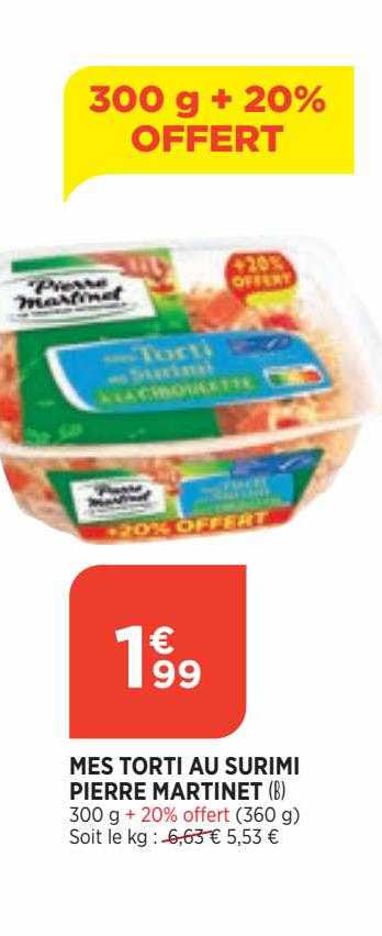 mes torti au surimi pierre martinet