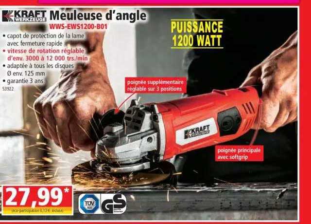 meuleuse d'angle kraft werkzeuge