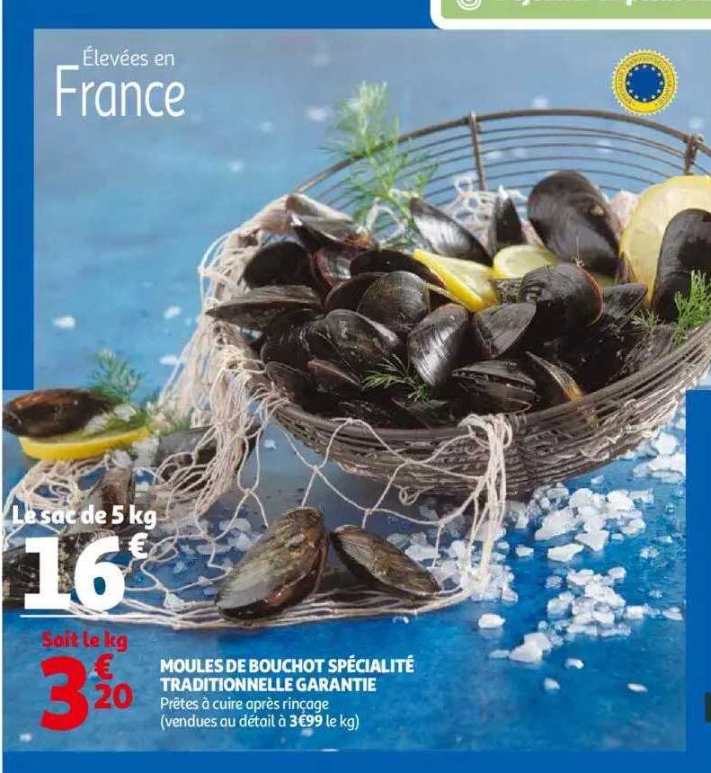 moules de bouchot spécialité traditionnelle garantie