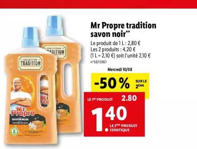 mr propre tradition savon noir