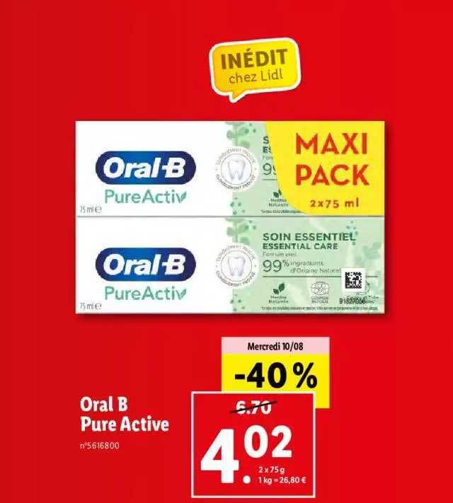 oral b pure active