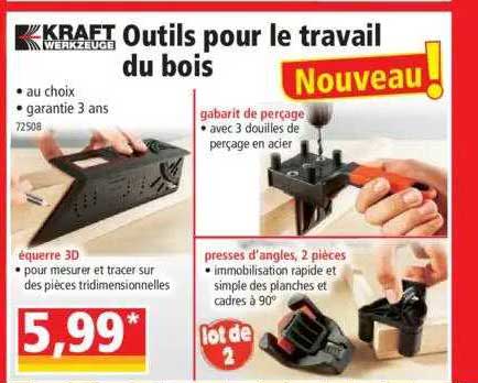 outils pour le travail du bois kraft werkzeuge
