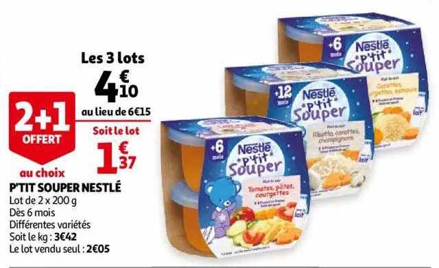 p'tit souper nestlé