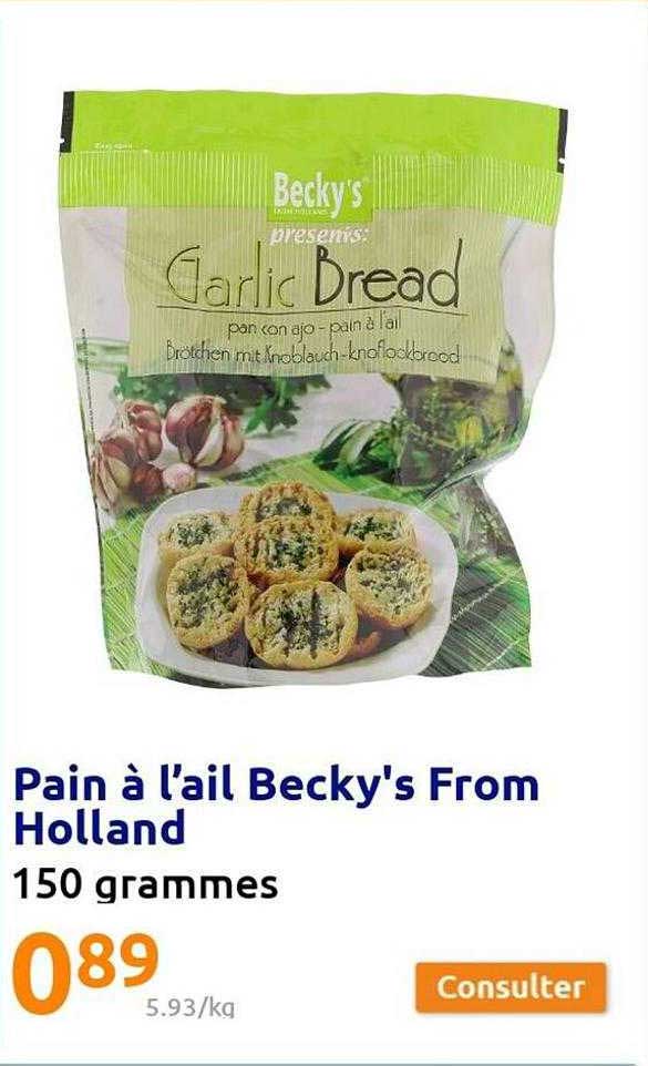 pain à l'ail becky's from holland