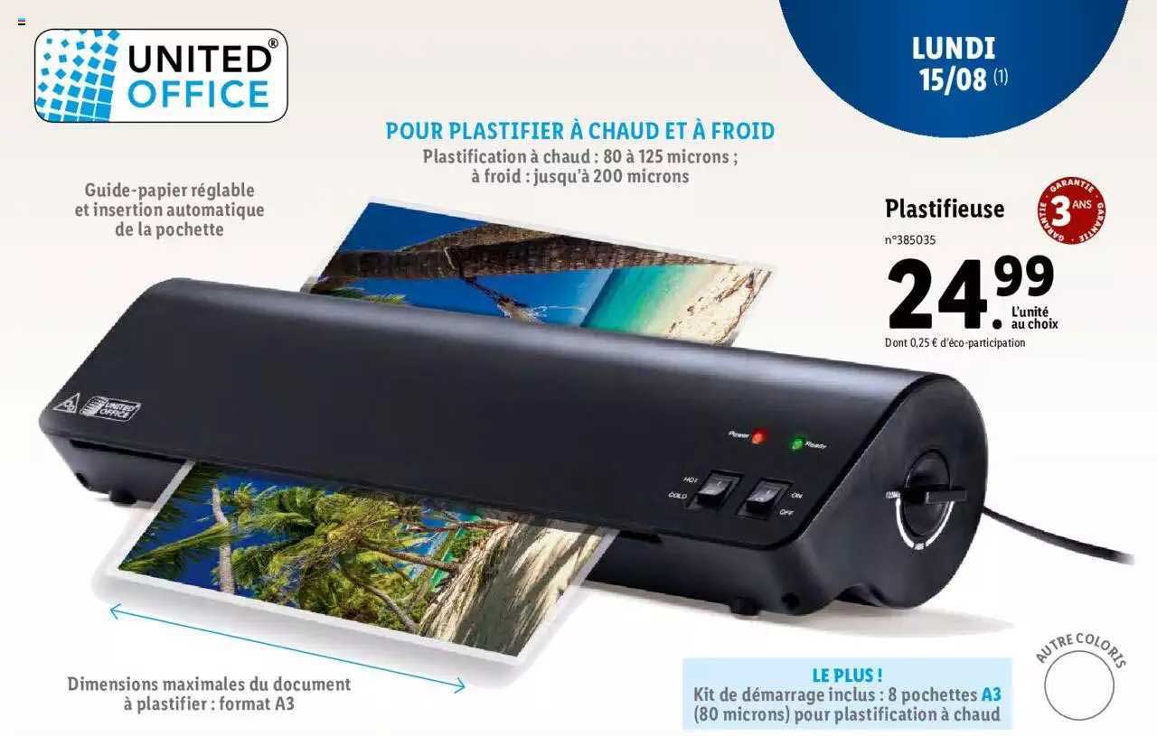 plastifieuse united office
