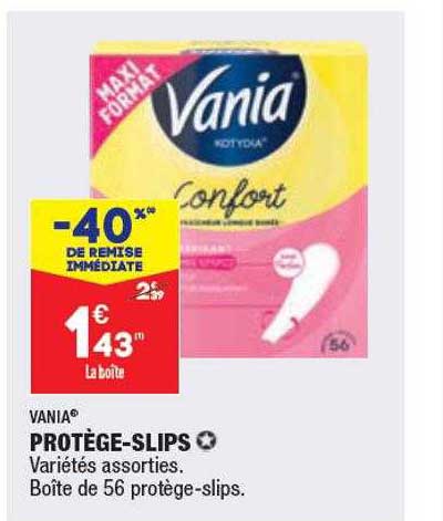 protège-slips vania
