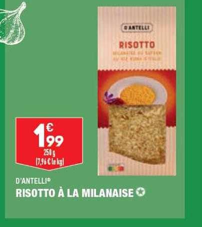 Risotto à La Milanaise D'antelli