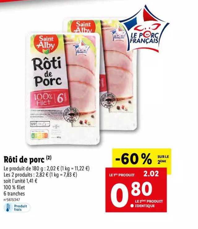 rôti de porc saint alby