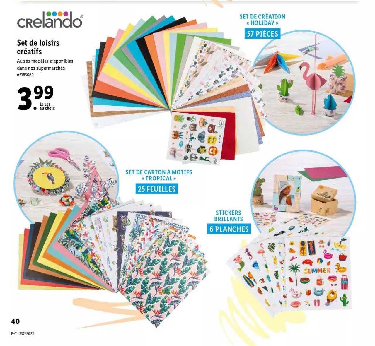 set de loisirs créatifs crelando