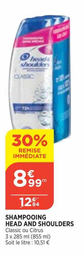 shampooing head and shoulders