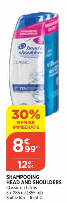 shampooing head and shoulders