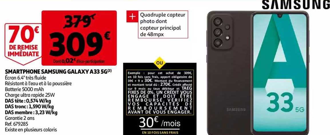 Smartphone Samsung Galaxy A33 5g