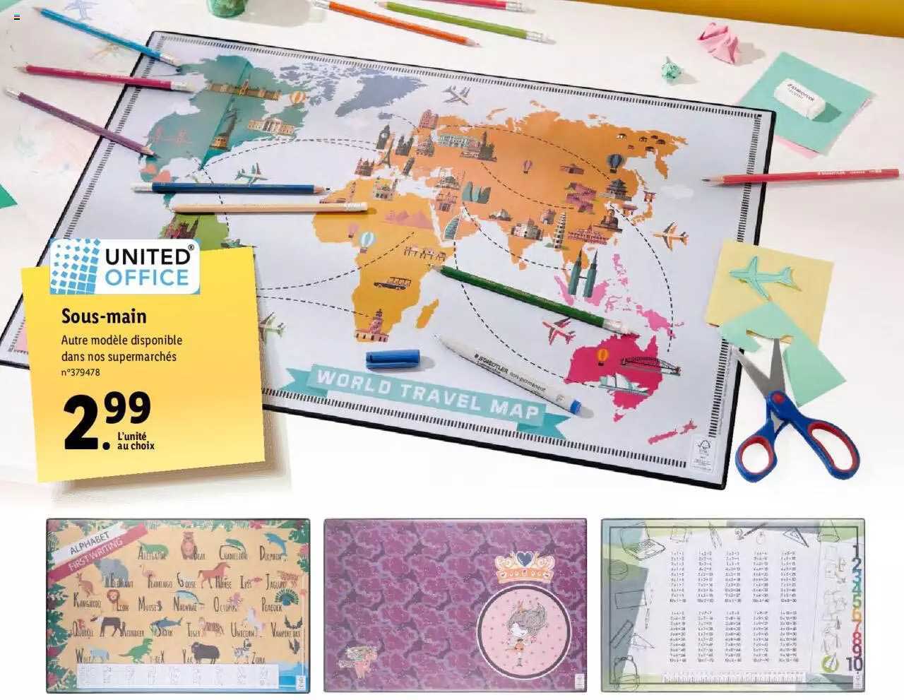 sous-main united office