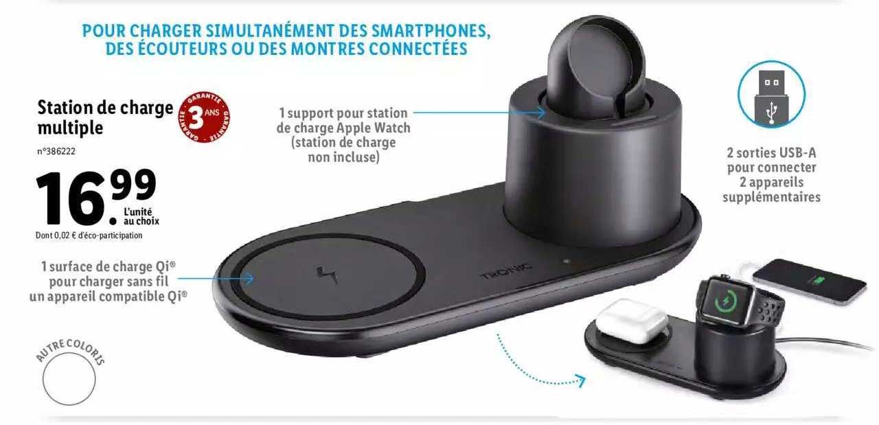 station de charge multiple
