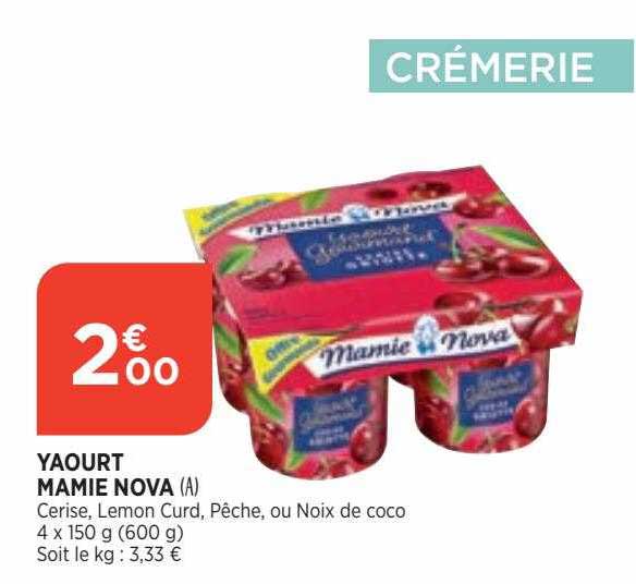 Yaourt Mamie Nova