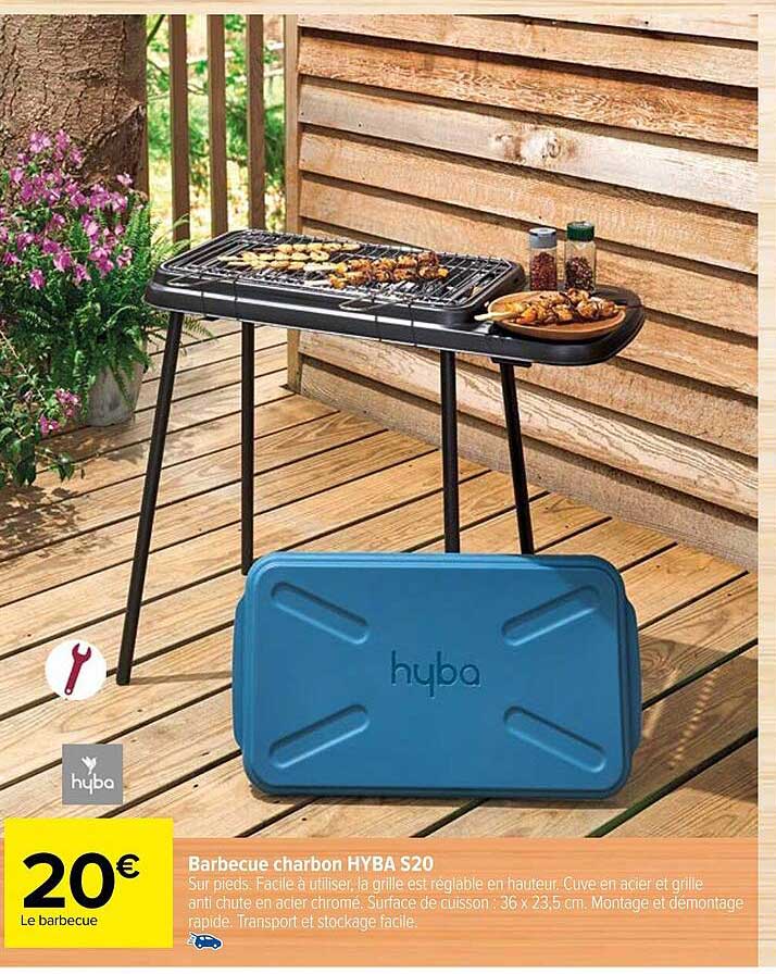 Barbecue Charbon Hyba S20