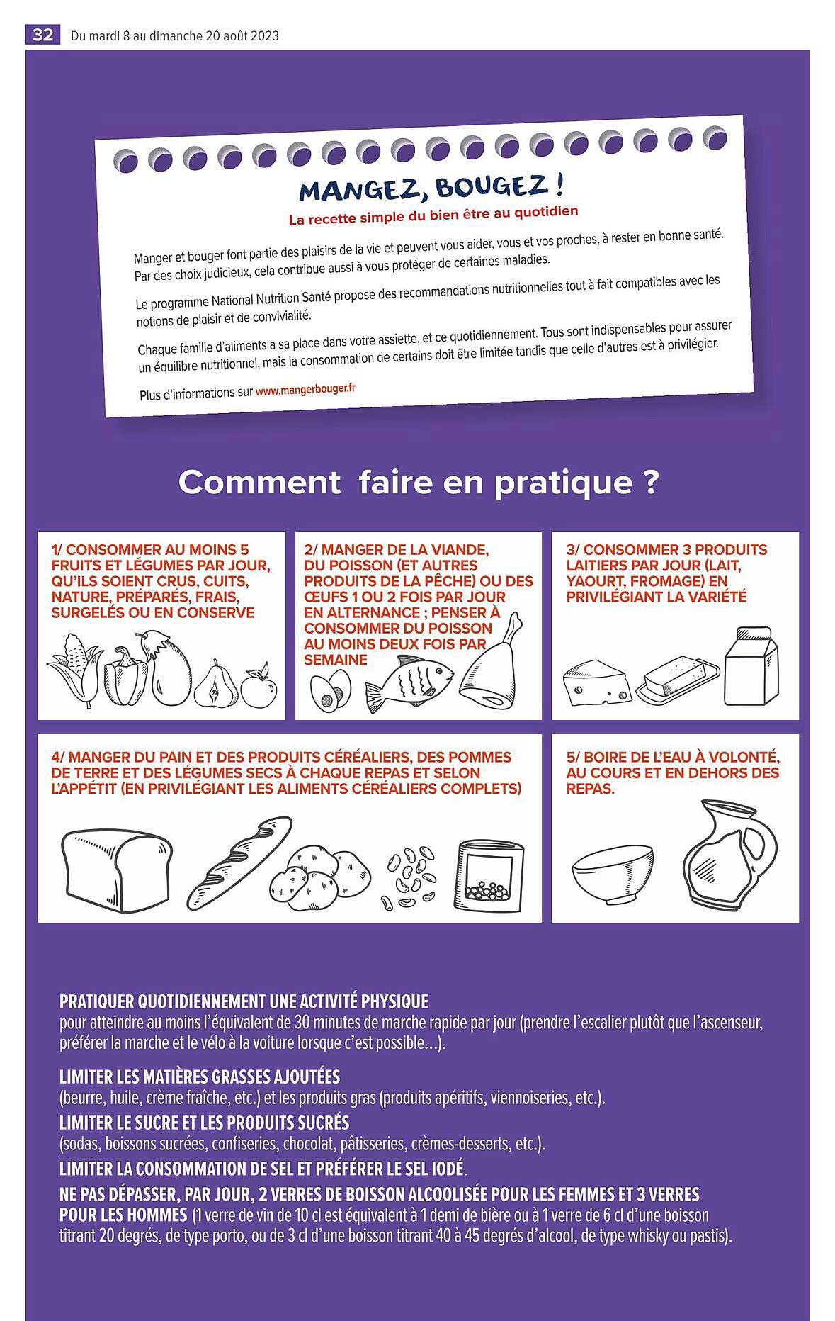 mangez, bougez!