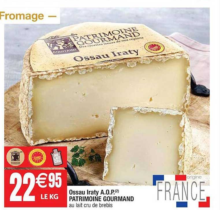 ossau iraty a.o.p. patrimoine gourmand